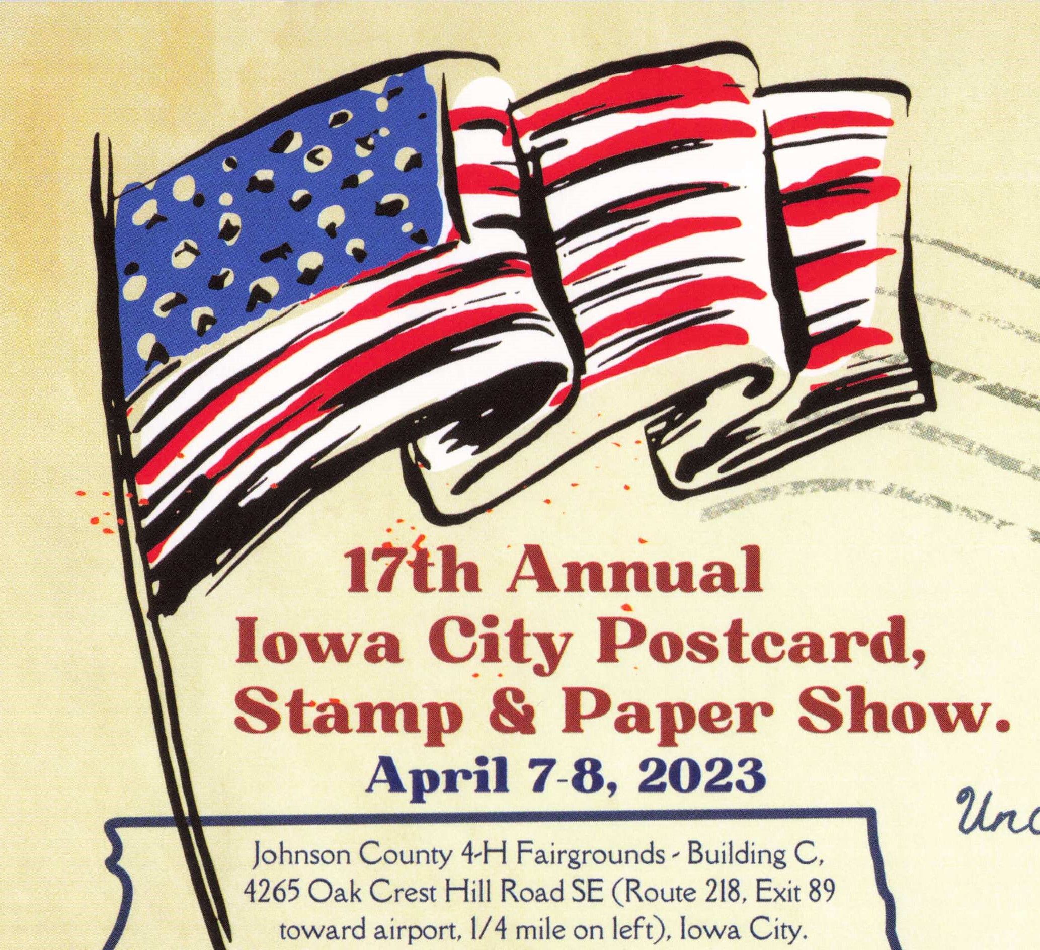17th Annual Iowa City Postcard, Stamp & Paper Show