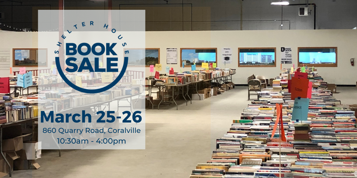Shelter House 2023 Book Sale