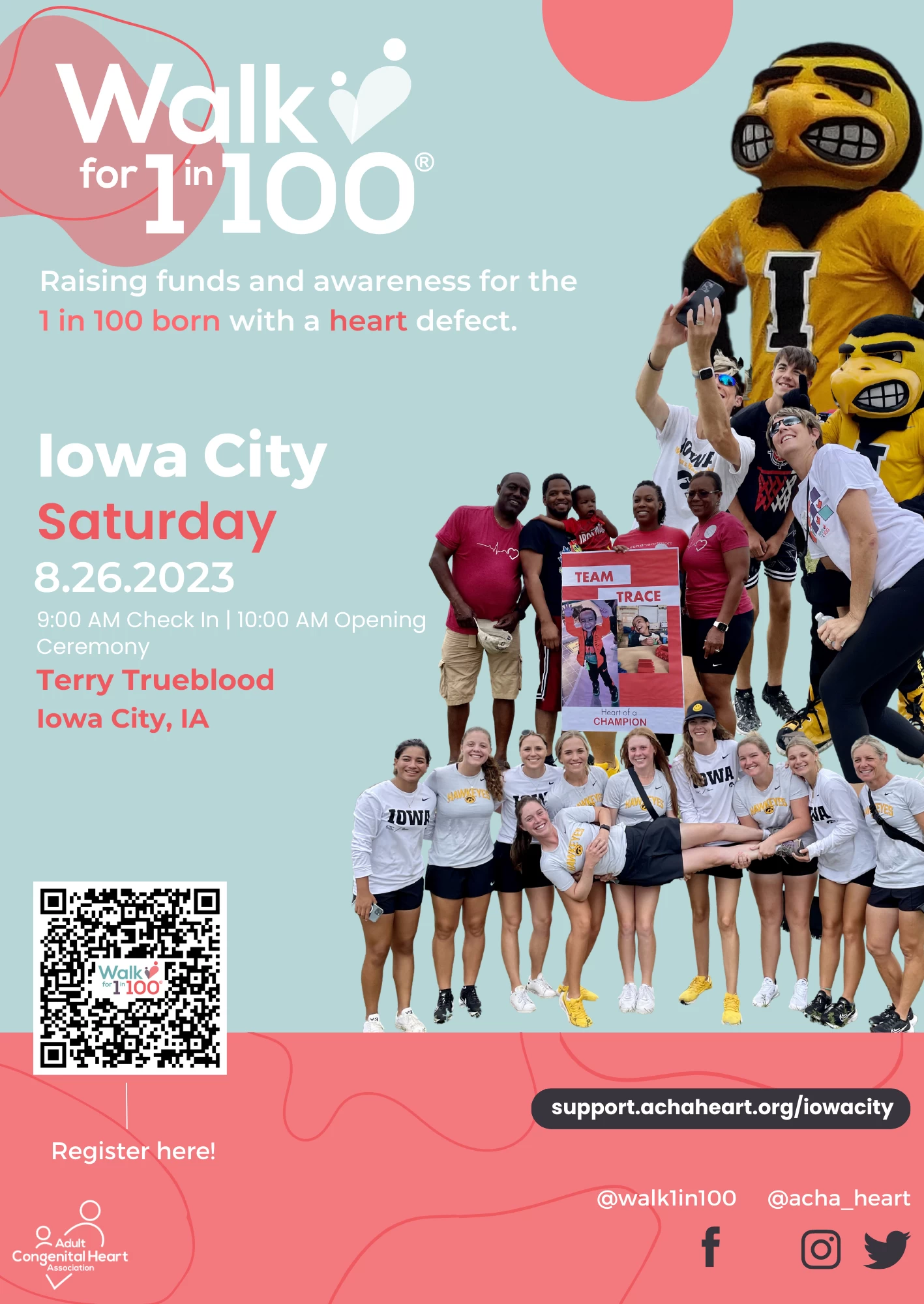 Iowa City Walk for 1 in 100