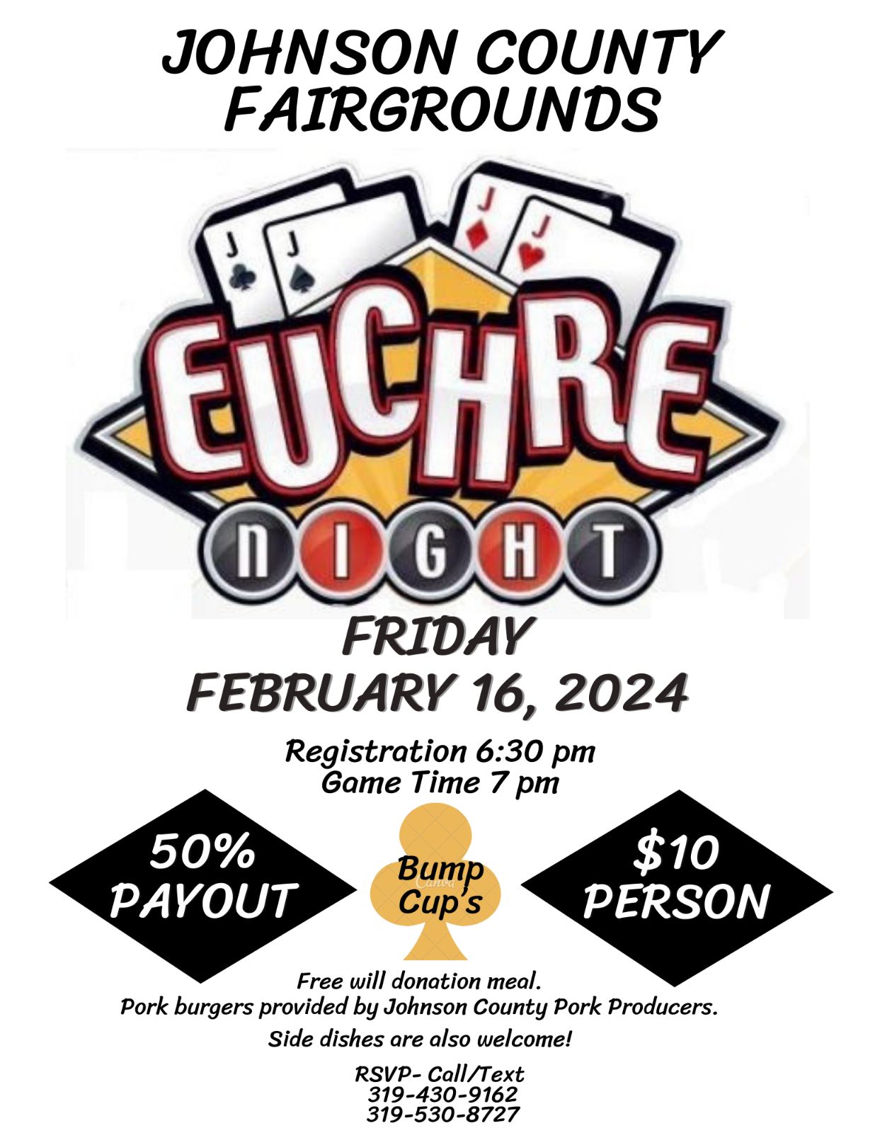 Euchre Night at the Johnson County Fairgrounds
