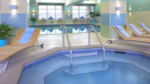 Indoor pool at the Hyatt Regency Coralville Hotel & Conference Center