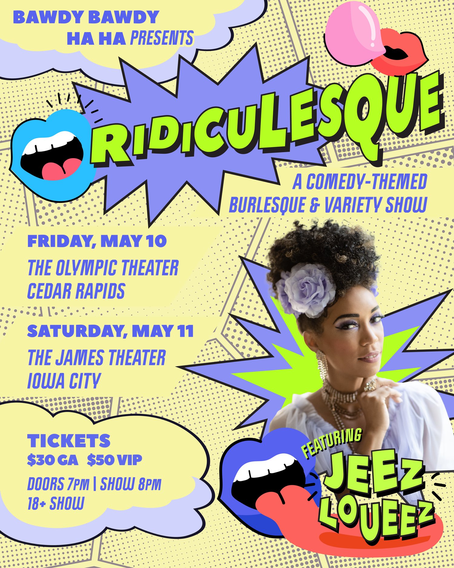 RIDICULESQUE- A Comedy-Themed Burlesque and Variety Show!