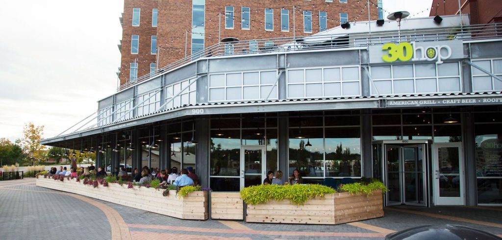 30 Hop Outdoor Patio - college move-in weekend in Iowa City