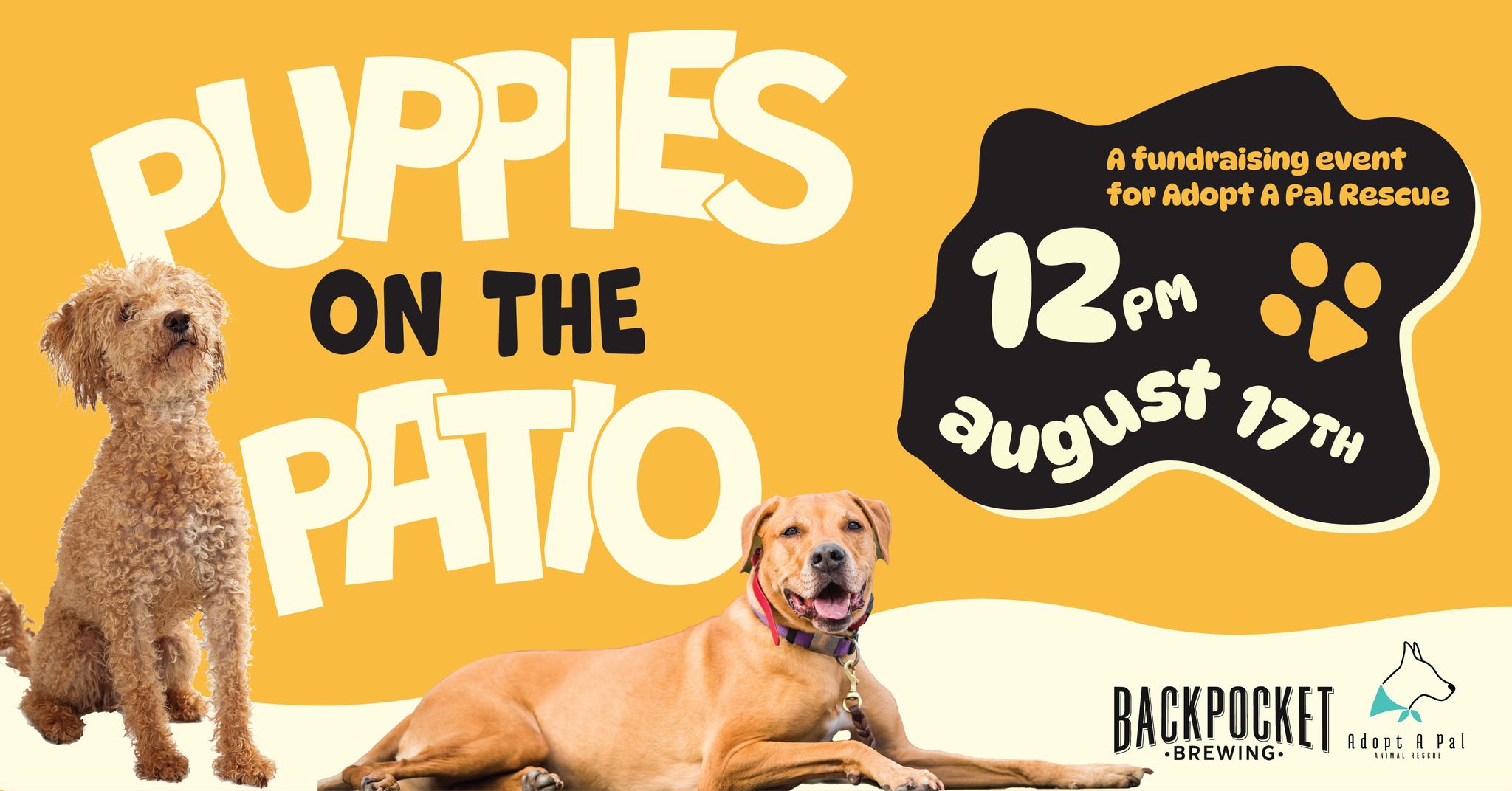 Puppies on the Patio Fundraiser!